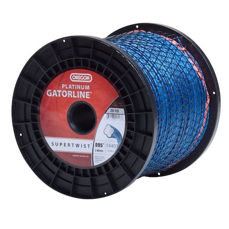 Oregon Platinum Gatorline SuperTwist Trimmer Line, .095" by 1440', 5Lb Spool 20-113